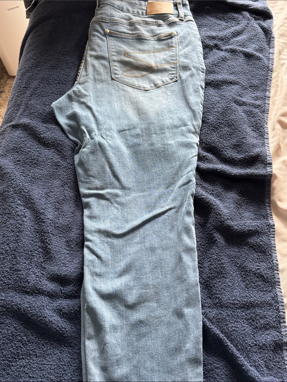 Seven7 Women's Skinny Jeans in Light Blue Wash